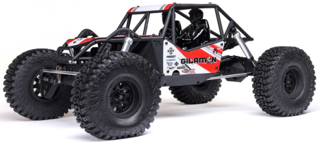 RC auto Axial Gilamon AXP8 2.2 1:8 4WD RTR, červená