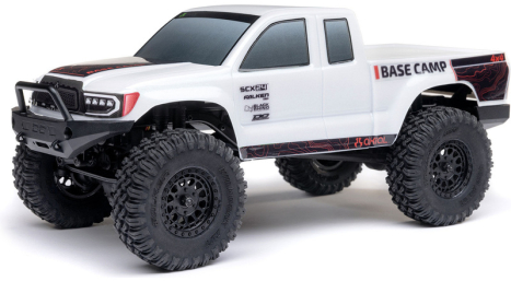 RC auto Axial SCX24 Base Camp 1:24 4WD RTR, bílá