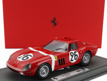 Bbr-models Ferrari 250 Gto 3.0l V12 Team North American Racing N.a.r.t. N 26 24h Le Mans 1964 Ed Hugus - Jose Rosinski - Con Vetrina - With Showcase 1:18 Červená Bílá