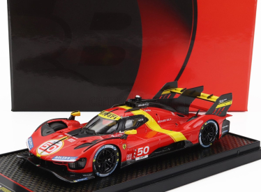 Bbr-models Ferrari 499p 3.0l Turbo V6 Team Ferrari Af Corse N 50 Launch Edition 2022 1:43 Červená Žlutá Černá