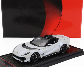 Bbr-models Ferrari 812 Competizione A Spider N 16 Personal Car Charles Leclerc 2022 1:43 Bianco Onda Marina - Matná Bílá