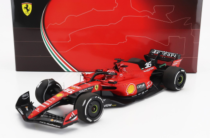 Bbr-models Ferrari F1  Sf-23 Team Scuderia Ferrari N 16 4th Singapore Gp 2023 Charles Leclerc 1:18 Červená Černá