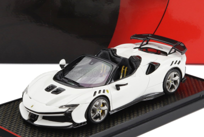 Bbr-models Ferrari Sf90 Xx Stradale Spider 2024 1:43 Bianco Cervino - Bílá Černá