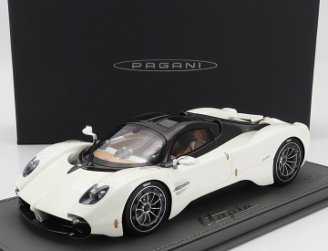 Bbr-models Pagani Utopia 2022 - Con Vetrina - With Showcase 1:18 Bianco Perla - Bílá