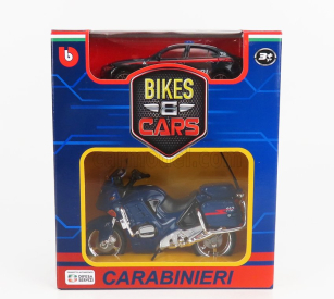 Bburago Alfa romeo Giulia Carabinieri 2015 + Scale 1/18 R1100rt Carabinieri 2001 1:43 Blue