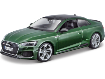 Bburago Audi RS 5 Coupe 1:24 zelená metalíza