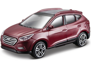 Bburago Hyundai Tucson 1:43 vínová metalíza