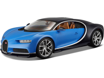 Bburago Plus Bugatti Chiron 1:18 modrá