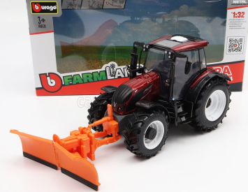 Bburago Valtra N174 Tractor 2017 1:32 Červená Černá