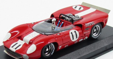 Best-model Lola T70 Spider N 11 Bridgehampton 1967 L.motscheker 1:43 Červená Bílá