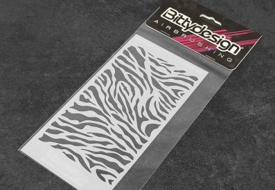 BittyDesign maskovací předlohy - Zebra