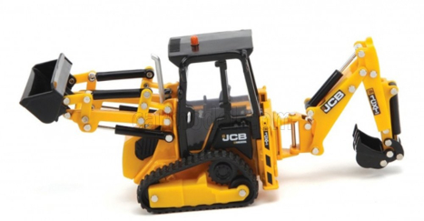 Britains JCB 1 Cxt Cingolato Tractor 2017 - Excavator 1:32 Žlutá Černá