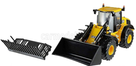 Britains JCB 4195 Ruspa Gommata Tractor - Scraper 1:32 Žlutá Černá