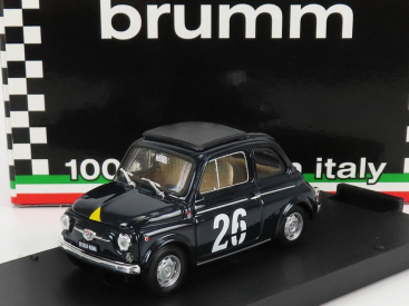 Brumm Fiat 500tv Giannini N 26 1:43, modrá