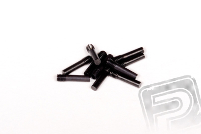 Čepy M3x2.5x13mm černé (10 ks.)