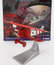 Corgi Fokker D.vii Oaw Military Airplane 1918 1:48 Vojenská Červená Bílá