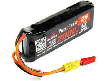 Dynamite LiPo Reaction2 7.4V 2000mAh 5C Rx