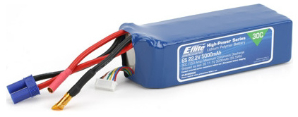 E-flite LiPo 22.2V 5000mAh 30C EC5