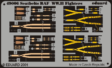 Ed49006 Lept - Seatbelts RAF WWII color