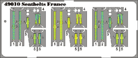 Ed49010 Lept - Seatbelts France WWII color