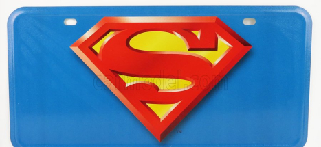 Edicola Accessories Funny Metal Plate - Superman Logo 1:1 Modrá Červená