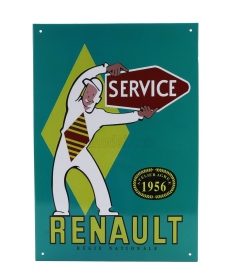 Edicola Accessories Metal Plate - Renault Service 1:1 Různé