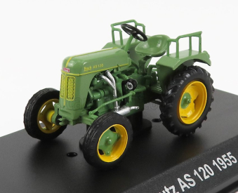 Edicola Bautz As120 Tractor 1955 - Con Vetrina - With Showcase 1:43 Zelená