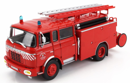 Edicola Berliet Gak 20 Tanker Truck 1969 - Fire Engine - Vigili Del Fuoco - Feuerwehr 1:43 Red