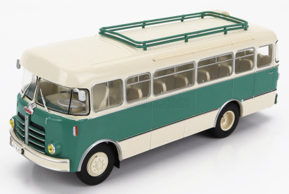 Edicola Berliet Pla Autobus 2-assi 1955 1:43 Krémově Zelená