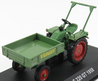 Edicola Fendt F220gt Tractor Truck 1958 - Con Vetrina - With Showcase 1:43 Zelená Červená