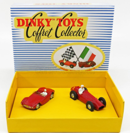 Edicola Ferrari 500 F2 N 2 + Maserati 2000 Sport Spider - Coffret Box 1:43 Red