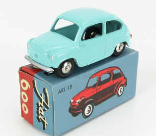 Edicola Fiat 600 Berlina 1955 1:48 Světle Modrá