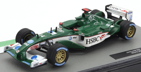 Edicola Jaguar F1  R4 N 14 Season 2003 Mark Webber 1:43 Zelená Bílá