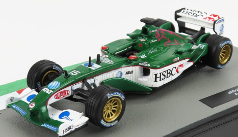 Edicola Jaguar F1  R4 N 15 Season 2003 Antonio Pizzonia 1:43 Zelená S Bílou