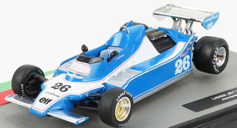 Edicola Ligier F1  Js11 N 26 Season 1979 Jacques Laffite 1:43 Světle Modrá Bílá