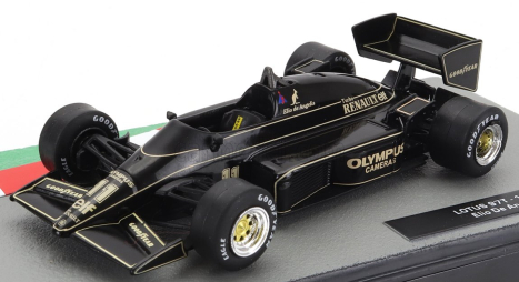 Edicola Lotus F1  97t Renault Turbo Team Lotus N 11 Season 1985 Elio De Angelis 1:43 Černé Zlato