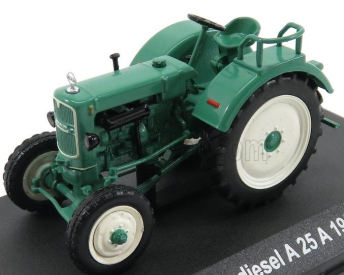 Edicola MAN Ackerdiesel A25a Tractor 1956 - Con Vetrina - With Showcase 1:43 Zelená Bílá