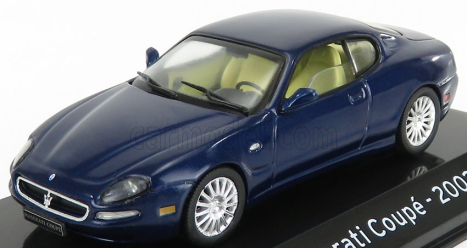 Edicola Maserati Coupe 2002 - Con Vetrina - With Showcase 1:43 Blue