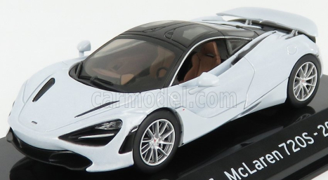 Edicola Mclaren 720s 2017 - Con Vetrina - With Showcase 1:43 Světle Šedá Met