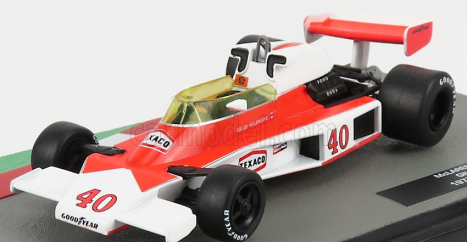 Edicola Mclaren F1 M23 N 40 British Gp 1977 Gilles Villeneuve 1:43, oranžovobílá