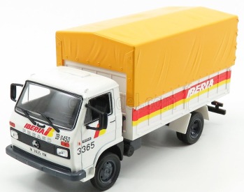 Edicola Pegaso Ekys 1210 Truck Telonato Iberia 1986 1:43 Bílá Žlutá