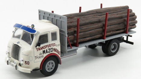 Edicola Pegaso Z202 Diesel Truck Přepravník dřeva 1956 1:43, bílá