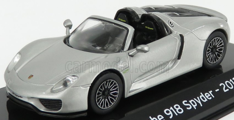 Edicola Porsche 918 Spyder 2013 - Con Vetrina - With Showcase 1:43 Silver