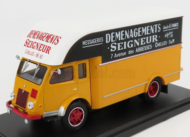 Edicola Renault 2.5t. Truck Van Fourgon Demenagement Seigneur 1955 1:43 Žlutá Černá