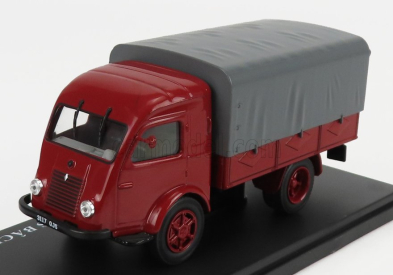 Edicola Renault Truck Telonato 2 Tonnes Plateau A Didelles Bache 1947 1:43 Červená Šedá