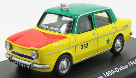 Edicola Simca 1000 Taxi Dakar 1964 1:43 Žlutá Zelená Červená