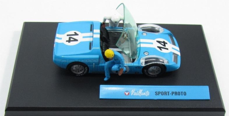 Edicola Vaillant Sport Proto N 14 Spider - With Figures 1:43 Světle Modrá Bílá