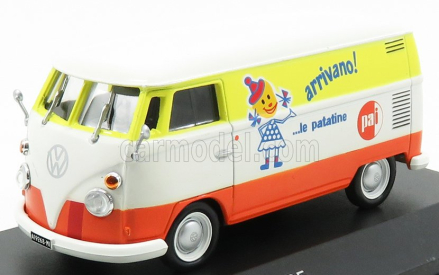 Edicola Volkswagen T1 C Van  - Pai - Arrivano Le Patatine 1965 1:43 Bílá Oranžová Žlutá