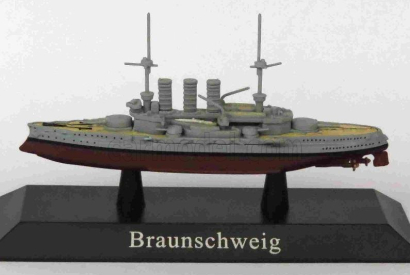 Edicola Warship Braunschweig Liner Warship Germany 1902 1:1250 Military