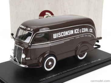 Esval model International D-300 N 600 Van Wisconsin Ice & Coal Co. 1938 1:43, hnědá